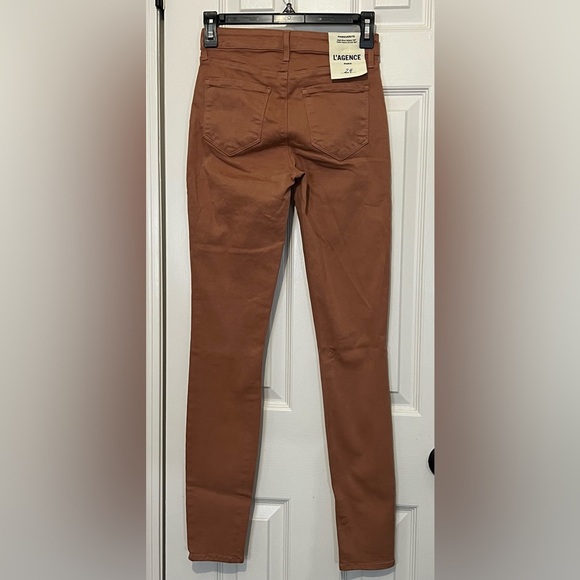 L'AGENCE Marguerite, Skinny High Rise, Women’s, Camel Color, Size 24, NWT - Picture 5 of 11